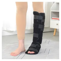 ZIMRAHYG - Bota Ortopedica Larga Correa De Pantorrilla Negro M