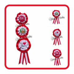 GENERICO - ESCARAPELA PERU X 6 UNIDADES-GENERICO