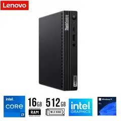 LENOVO - COMPUTADORA ThinkCentre M70q Gen 5 Intel Core i7 14700T 16GB 512GB SSD W11 Pro