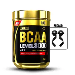 Level Pro - Bcaa Level 8.0 1080 gramos Fruit Punch+Straps