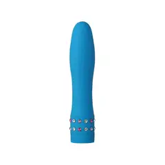 GENERICO - Potente Vibrador De 2 Velocidades Consolador - CELESTE