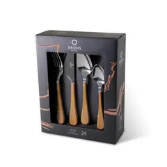 KRONS - Set Cubiertos X 24 Pz Wood - 10286510