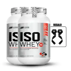 UNIVERSE NUTRITION - Iso Whey 90 de 1.1 kg Vainilla X2+Straps