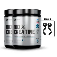 UNIVERSE NUTRITION - Creatina Monohidratada 250Grpack X2+Straps