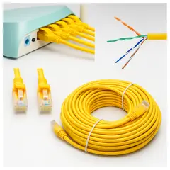 SEISA - Cable RJ45 Cat 6E Alta Calidad y Compatibilidad Universal - 20 metros