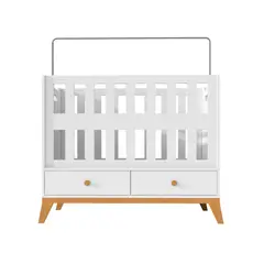 BH BARAKA HOME PREMIUM - Cuna Mia + 2 cajones - Blanco