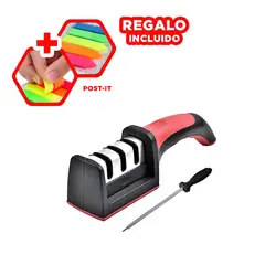 GENERICO - Pack12 Pulidor de Cuchillos Rojo Y+Banderitas Adhesivas