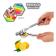 GENERICO - Pack6 Exprimidor Limon de Metal Hogar Y+Banderitas Adhesivas