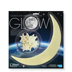 4M - Luna y estrellas brilla en la oscuridad