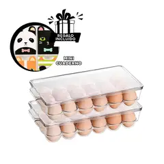 GENERICO - Organizador de Eggs con Funda Transparente Y+Regalo Agendita