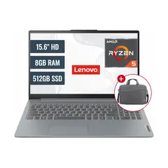 LENOVO - Laptop IdeaPad Slim 3 15.6" Ryzen 5 5720U, 8GB DDR5, SSD 512GB