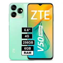 ZTE - Celular V50 DESING 6GB RAM 256GB VERDE