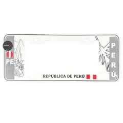 GENERICO - Set Portaplacas Estilo europeo perú elegante premiun