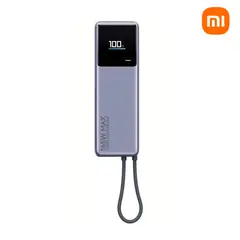 XIAOMI - Power Bank 10000mAh 165W Cable Integrado Para iPhone Macbook