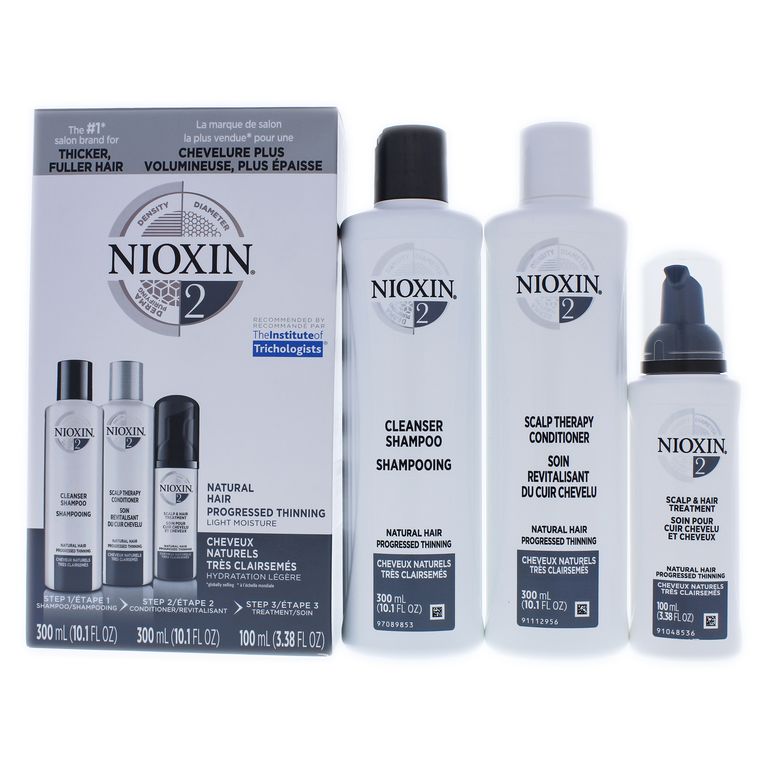 Kit de adelgazamiento progresivo de cabello natural System 2-Nioxin