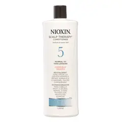 NIOXIN - Terapia del cuero cabelludo del sistema 5 para medio/grueso nat Cabello de apariencia normal y delgada-Nioxin Para Unisex-33.8oz