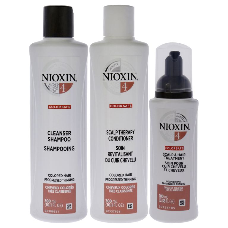 Kit de adelgazamiento progresivo para el cabello tenido System 4-Nioxin Para Unisex-3pc