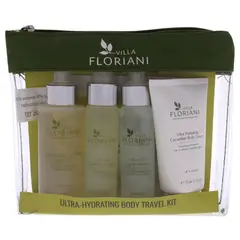 VILLA FLORIANI - Kit de Viaje de Hidratación Ultra para el Cuerpo 5Pc