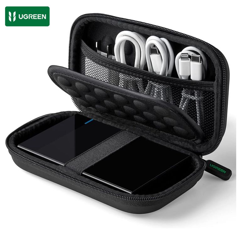 Estuche para Disco Power Bank y Accesorios Electrónicos