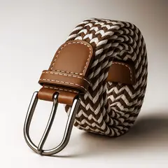 GENERICO - CORREA ELASTICA TRENZADA UNISEX