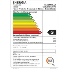 ELECTROLUX - Secadora de pared y piso 7kg Premium Care Gris EDEJ07D2JSYG