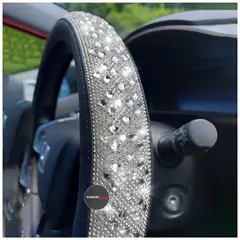 GENERICO - Funda de Volante Perlas Elegante Auto Camioneta