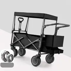 GENERICO - Carrito Plegable Con Tapasol Para Compras Para Llevar De Todo 220kg