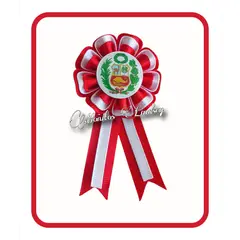 GENERICO - ESCARAPELA PERU X 3 UNIDADES-GENERICO