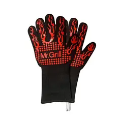 MR GRILL - Guantes De Fuego- Rojos -