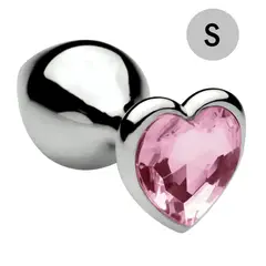 GENERICO - Plug De metal 7 x 2.8 cm CORAZON - S