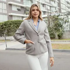 GENERICO - BLAZER DE PAÑO DE MUJER