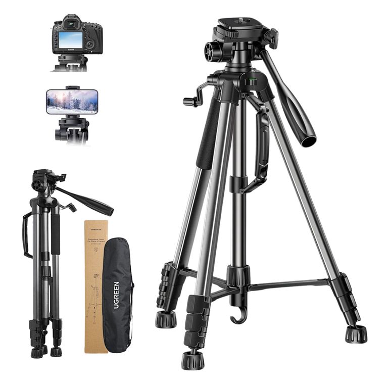 Trípode Profesional LP661 175cm para Cámara y Celular