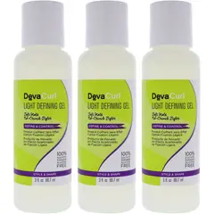 DEVACURL - Luz Definición del gel - Pack de 3-DevaCurl-3oz