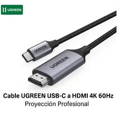 UGREEN - Cable Adaptador Convertidor Type C a HDMI 4K 60Hz