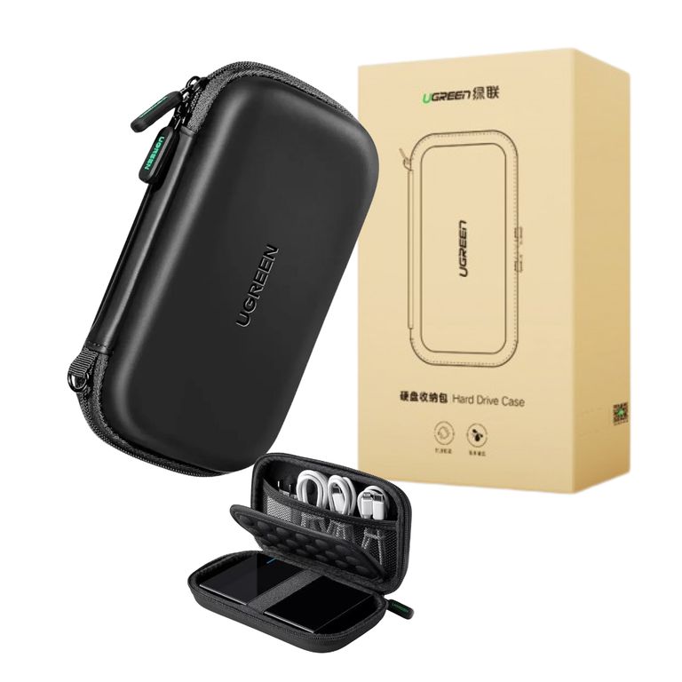 Estuche para Disco Duro Power Bank y Accesorios Electrónicos