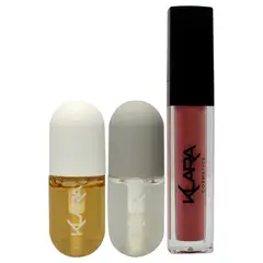 KLARA - Set de Tratamiento de Cuidado 3 Labiales Voluminosos