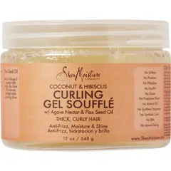 SHEA MOISTURE - Gel Soufflé para Rizos Coconut & Hibiscus 340ml