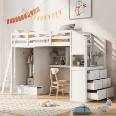 BH BARAKA HOME PREMIUM - Camarote Multifuncional Lei 1.5 Plz