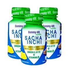 GENERICO - TRI PACK Gomitas con Sacha Inchi más Vitamina D