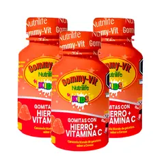 GENERICO - TRI PACK Gomitas con Hierro + Vitamina C