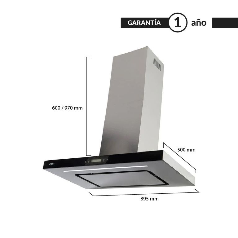 Campana Deluxe Decorativa Chef 2.0 90 cm