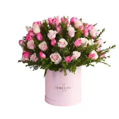 GENERICO - Box Rosas Rosadas Premium