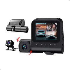 GENERICO - Azdome V600-3ch Cámara Para Automóvil Full HD