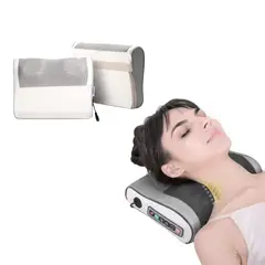 BOMIDI - Almohada Masajeadora Eléctrica Espalda Mp1 Blanco