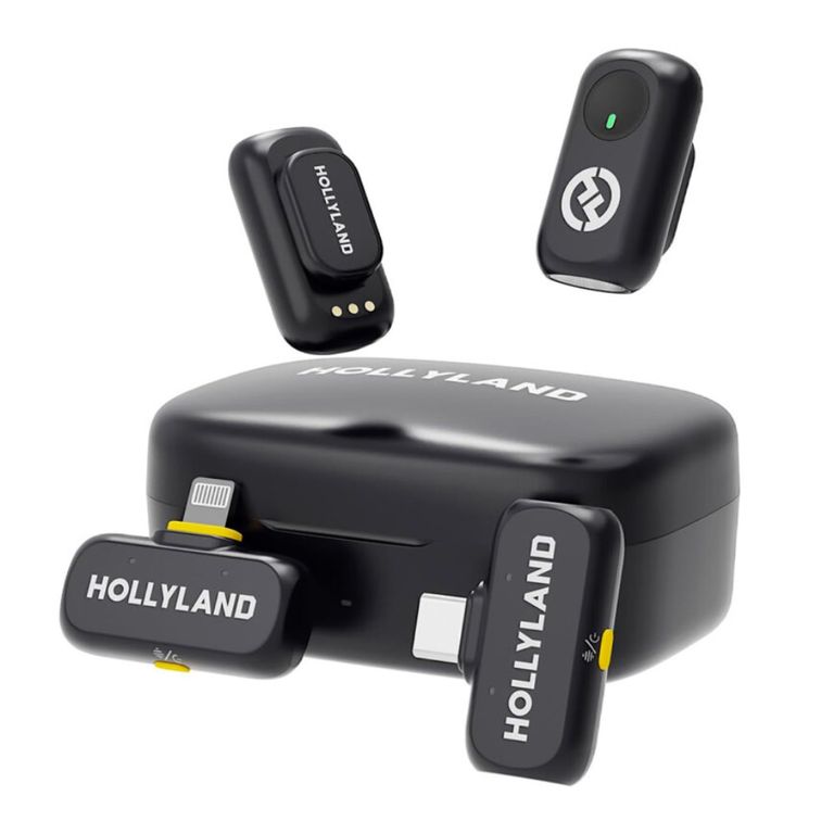Micrófono Hollyland LARK A1 Combo para iOS y Android