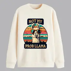 GENERICO - Polera Peru Modelo Not My Prob Llama