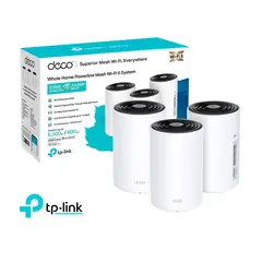TP LINK - TP-LINK Deco PX50 3-pack Dual-Band WiFi 6 Mesh + PLC AI AX3000 + G1500