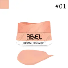 REVE'L PROFESSIONAL - BASE CORRECTOR CONCEALER PORCELAIN MOUSEE FOUNDATION 01