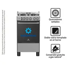INDURAMA - COCINA GAS MATISSE 20 CROMA 4 HORNILLAS