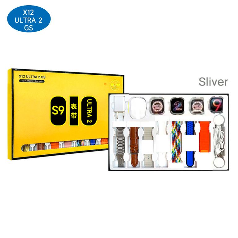 X12 ULTRA 2 GS SMARTWATCH 16 EN 1 - COLOR GRIS